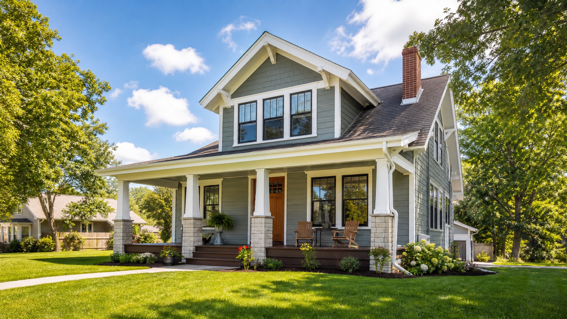 Bright daytime Northeast Wisconsin home